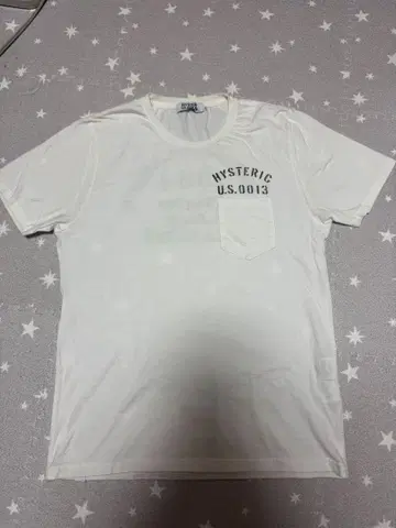HYSTERIC GLAMOUR U.S.0013 화이트 티셔츠