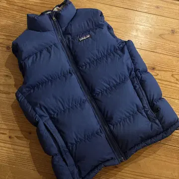 patagonia 다운 베스트 S 블루