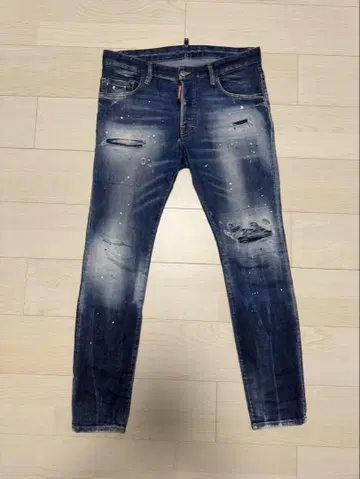 DSQUARED2 데미지 데님 팬츠 46