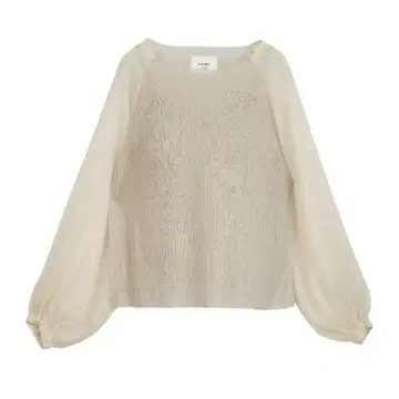 AMERI 아메리 SHEER KNIT TOP 여성용 상의