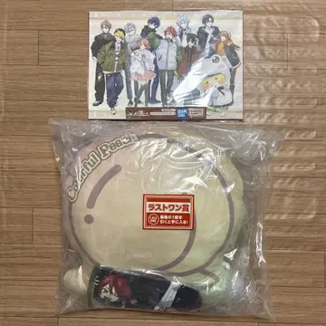 컬러풀 피치 카라피치 제일복권 캔버스 보드 라스트 원상 쿠션