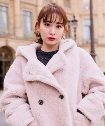Her lip to Fleur Shearling Boa Coat M
