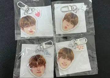 TREASURE 아사히 얼굴 아크릴 키링 희로애락 컴플리트 캡슐 토이