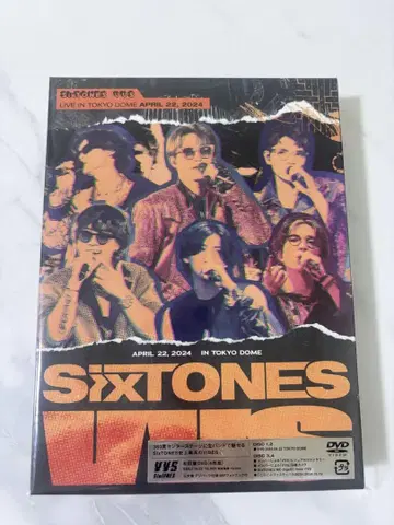 SixTONES LIVE DVD 2024 도쿄 돔 VVS 초회반