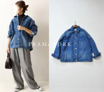 새상품급 FRAMeWORK 프레임워크 루즈 데님 자켓