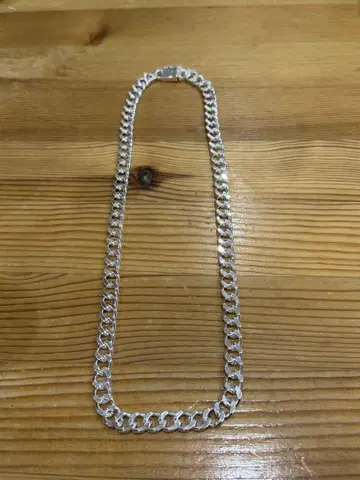 실버 목걸이 60cm 925 각인 있음