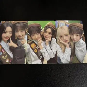 IVE 레이 SCOUT 서울콘 3장 케미 유닛 랜덤 트레이딩 카드