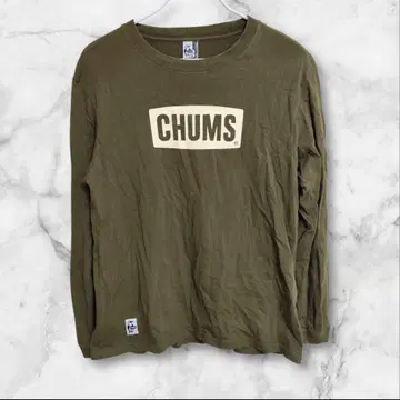 CHUMS 참스 긴팔 T셔츠 카키