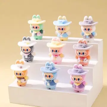 L ABUBU 러브부 미니 피규어 마스코트 4.8cm 9점 세트