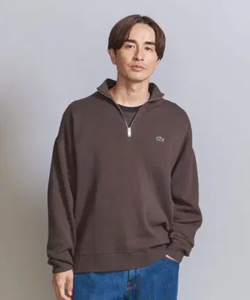 LACOSTE x BY HALFZIP KNIT