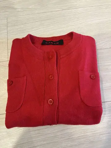 CABAN 빨간색 가디건