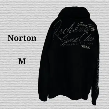 [ Norton ] 지퍼 후드티 케이블 니트 블랙 M
