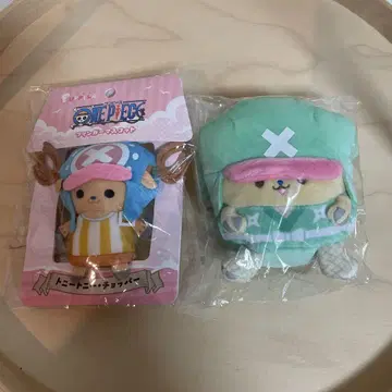 [ 새상품 ] 원피스 멥타마 일미 봉제 인형 쵸파에몽 & 핑거 마스코트