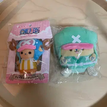 [ 새상품 ] 원피스 멥타마 일미 봉제 인형 쵸파에몽 & 핑거 마스코트