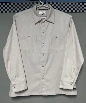 OIL WORK WEAR 스트라이프 긴팔 워크 셔츠 bluco 부루코