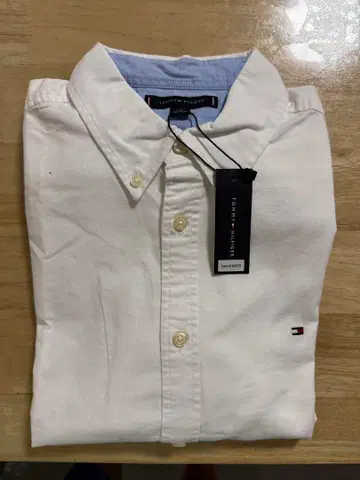 미사용 새상품 [ L ] 타미힐피거 옥스퍼드 셔츠 화이트 남성용