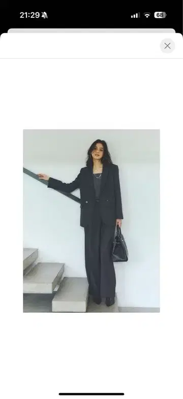 베이직 턱 와이드 팬츠 아뉴앙스 anuans