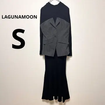 LAGUNAMOON 라그나문 버튼 베스트 도킹 니트 원피스 S