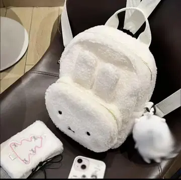 미피 2Way 보아 백팩 화이트 미사용 새상품