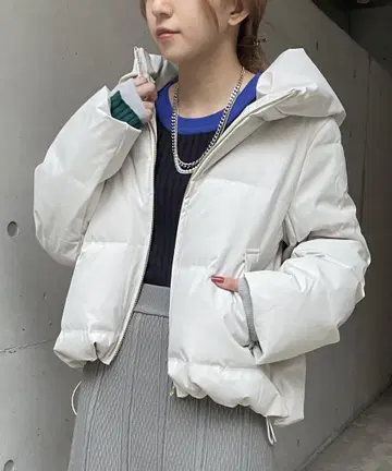 Thevon 숏 다운 자켓 아우터