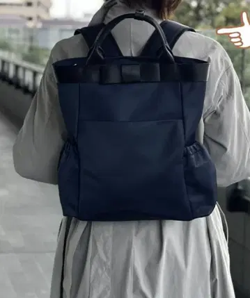 리본 디자인 백팩