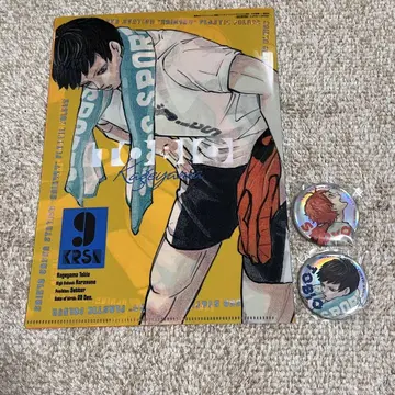 하이큐 카게야마 히나타 클리어 파일/캔뱃지 세트