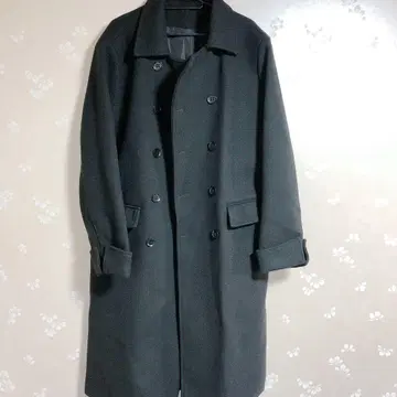 블랙 롱 코트 블랙 L 남성 패션 아우터 겨울 코디 무지