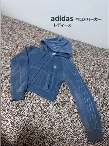 adidas 벨로아 후드티 여성용