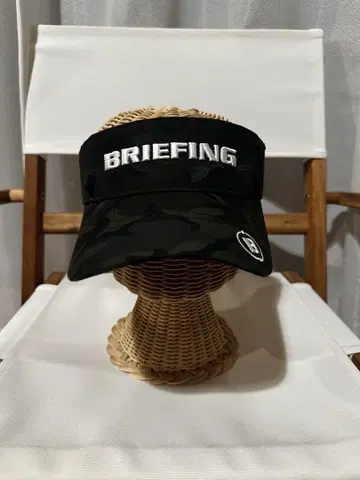 BRIEFING 블랙 카모플라쥬 바이저