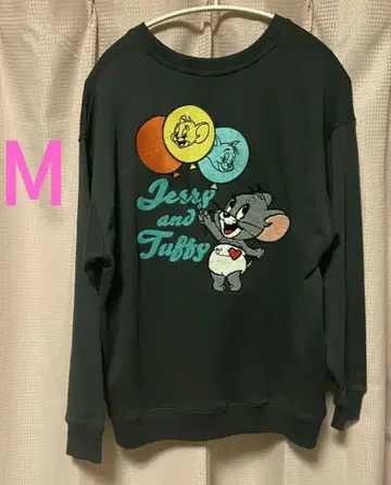 톰과 제리 타피 벌룬 사가라 애니메이션 트레이닝복 맨투맨 M