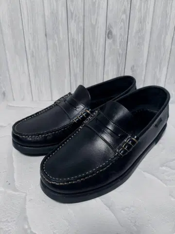 Paraboot 코인 로퍼 coraux 블랙 네이비 새상품급