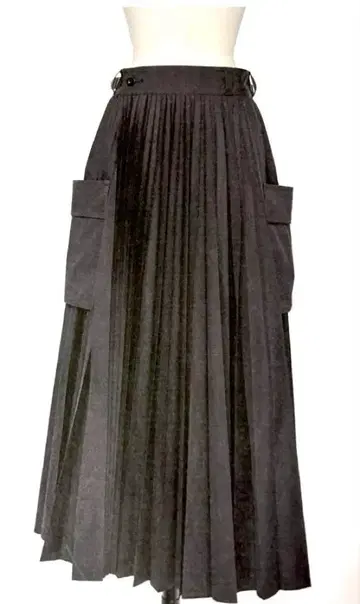 sacai 플리츠 랩 스커트