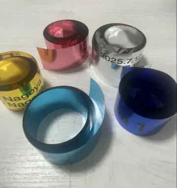 Eve UnderBlue 은색 테이프 5색 세트 나고야 공연