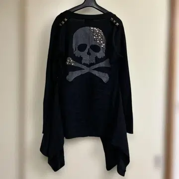 GLAD NEWS 스컬 스터드 y2k 그런지 가디건 펑크