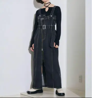 ELLE girl 엘르 걸 데님 오버롤 스커트 오버롤