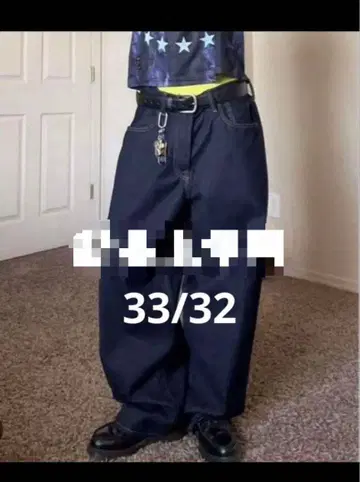 GAP 슈퍼 배기 데님 33W32L 다크린스 인기 완판