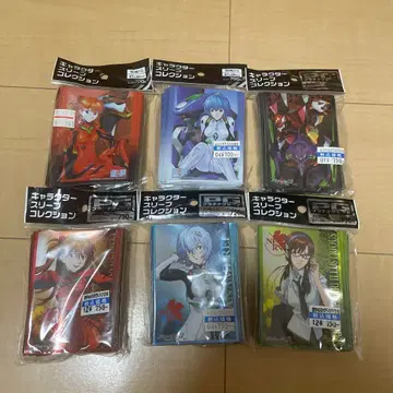 에반게리온 슬리브 6종 세트