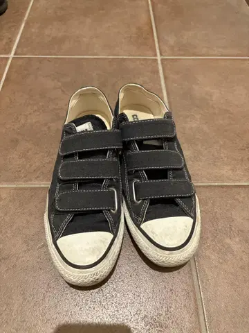 CONVERSE 블랙 벨크로 스니커즈