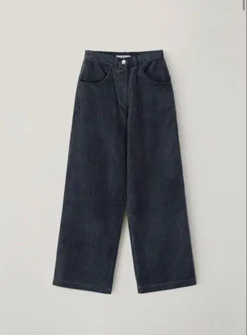 OHOTORO 코듀로이 와이드 팬츠 charcoal navy S