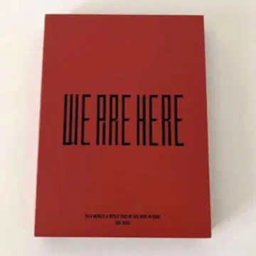 MONSTA X [ WE ARE HERE ] DVD 단종