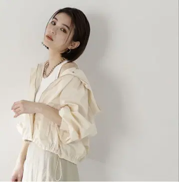 크롭 라이트 블루종 NATURAL BEAUTY BASIC
