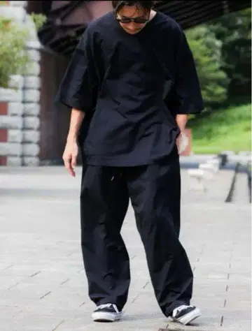 wide dad TECH EASY PANTS