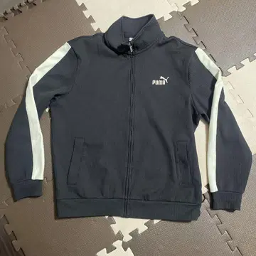 PUMA 리브 집업 자켓 L 사이즈 / 블랙