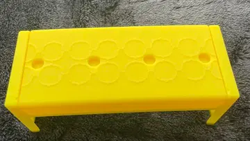 바비 드림하우스용 옐로우 컬러 침대 소파