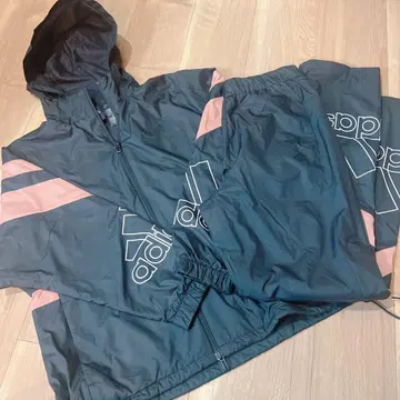 adidas 블랙 핑크 저지 자켓 팬츠 상하의 세트 S 사이즈