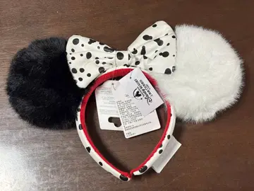 상하이 디즈니 머리띠 크루엘라 데빌