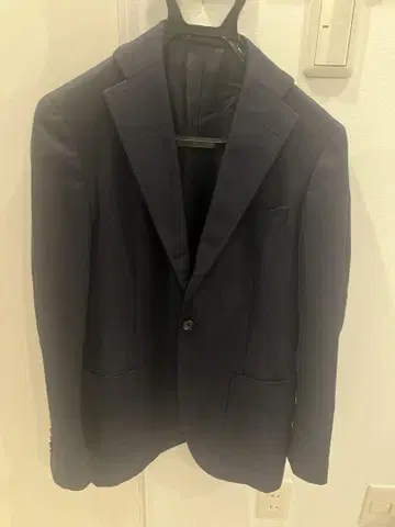 링 자켓 네이비 울 자켓