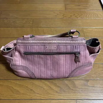 ANNA SUI 핑크 가죽 숄더백