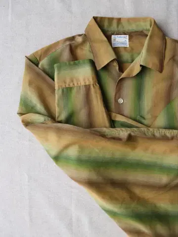 60~70s TOWNCRAFT 스트라이프 셔츠 Vintage