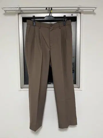 BEAMS 브라운 슬랙스 팬츠 L 사이즈
